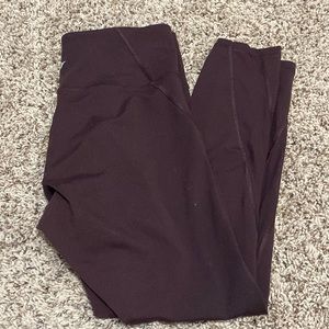 Old Navy, maroon elevate athletic leggings